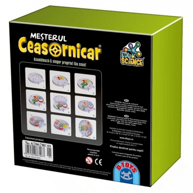Set asamblare ceas - mesterul Ceasornicar- joc educativ [2]