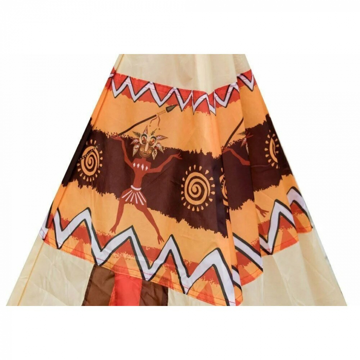 Cort copii stil indian Teepee Tent cu 60 bile colorate [4]