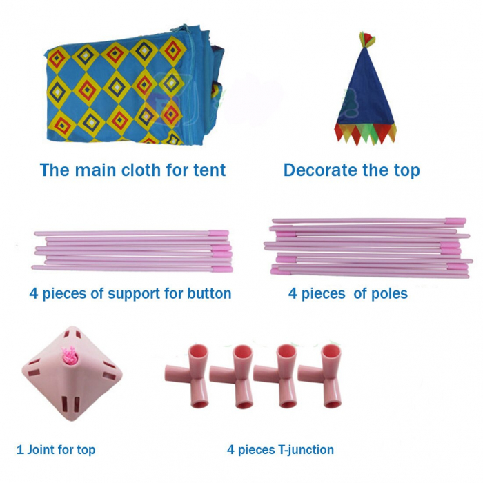 Cort Indian de Joaca Teepee cu lumini [3]