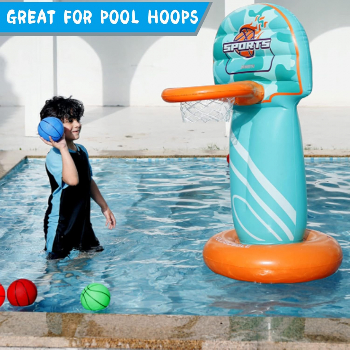 Cos de Baschet Gonflabil Multifunctional pentru Piscina – Jucarie de Vara [2]