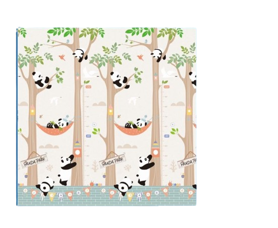 Covor Pliabil cu 2 fete 180 x 200 cm cu termoizolant XPE  Panda [1]