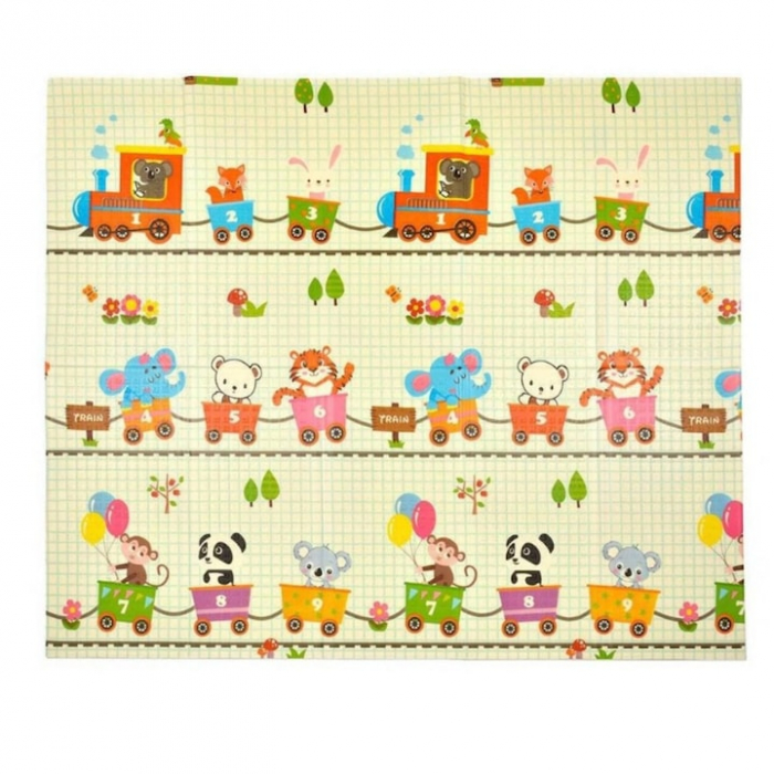 Covor Pliabil cu 2 Fete 180x200 cm Termoizolant XPE - Animale, Impermeabil si Antiderapant [2]