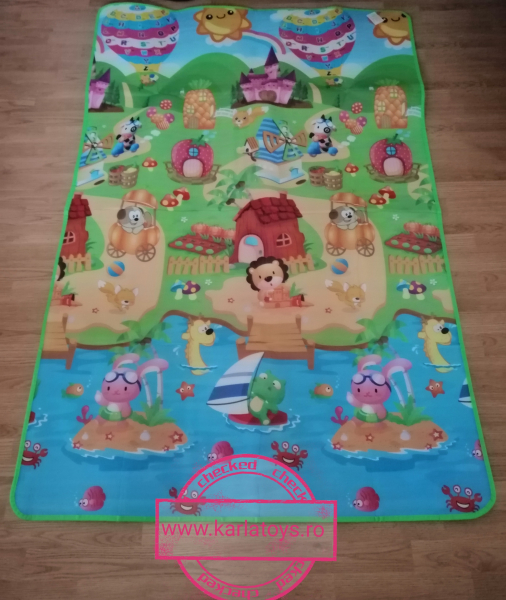 Covoras  cu 2 fete Impermeabil 120*180 cm -Covor Copii [2]