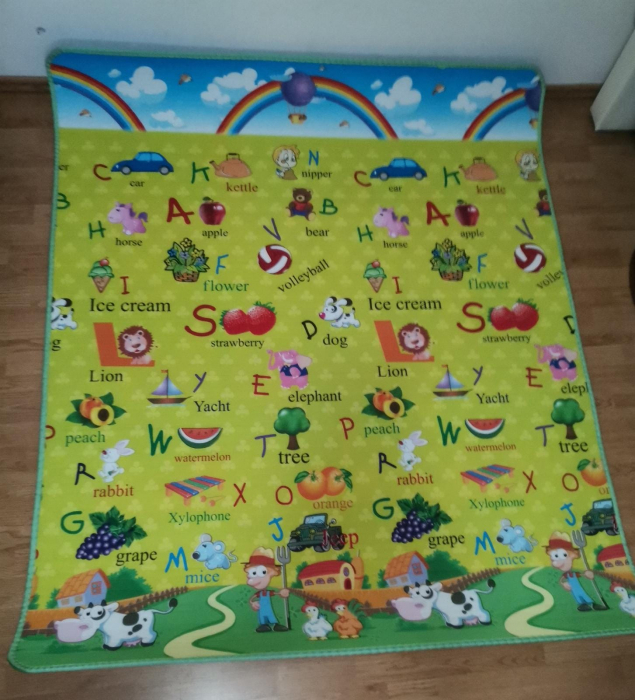 Covoras de Joaca cu 2 fete 150 x 180 cm [3]