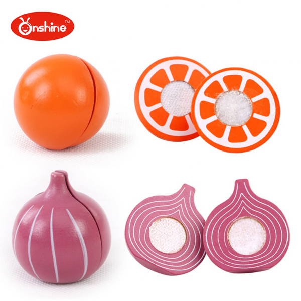 Set Fructe si Legume de Feliat din Lemn Onshine 19 piese [2]