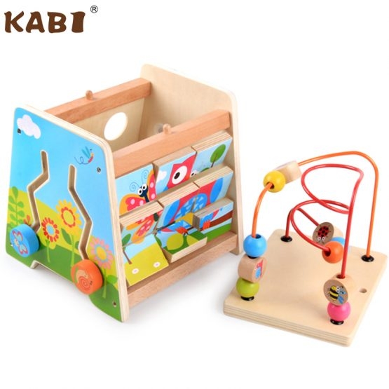 Cub Activitati cu Gargarita 5 in 1 din Lemn [2]