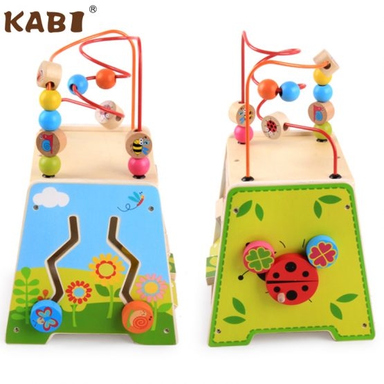Cub Activitati cu Gargarita 5 in 1 din Lemn [3]