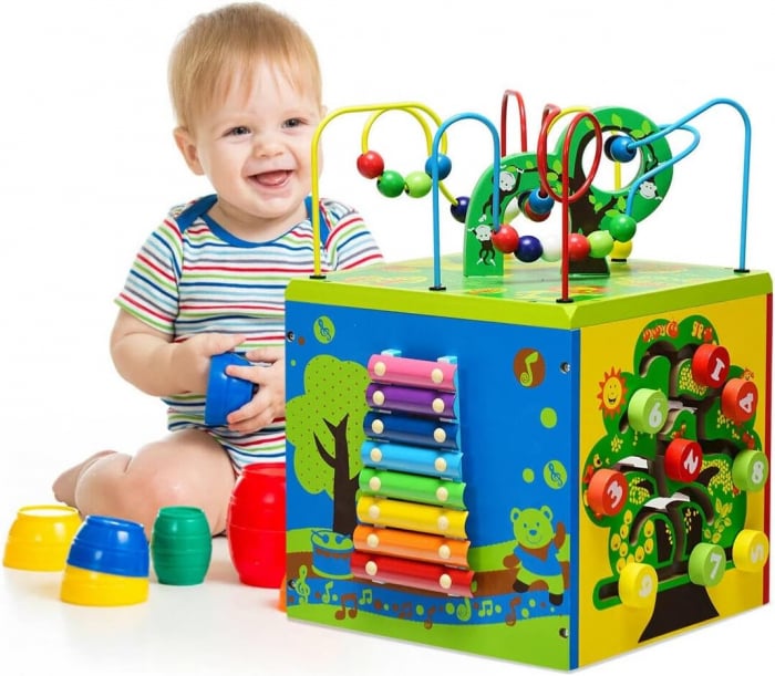 Cub centru activitati rotativ 5 in 1 [2]