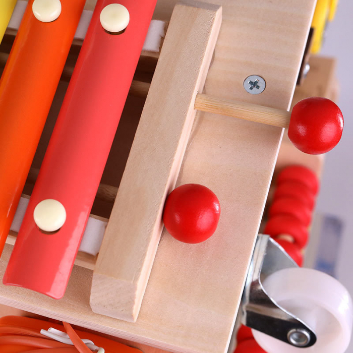 Cub Senzorial Montessori Lemn Inchizatori Casuta cu Jocuri Busy Board [2]
