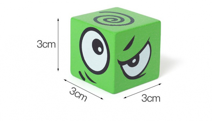 Cuburi puzzle din lemn Expresiile Fetei [4]