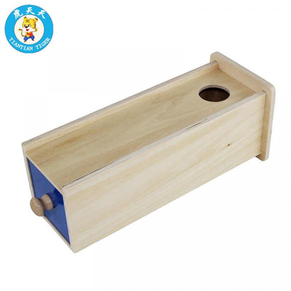 Joc Montessori din Lemn – Cutia Permanenței cu Sertar [4]