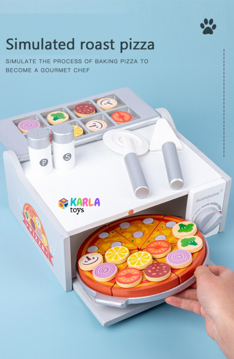 Cuptor de Pizza din Lemn cu Accesorii [5]