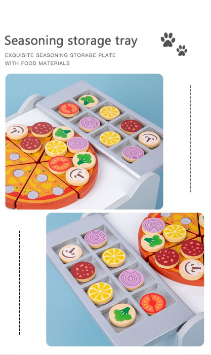 Cuptor de Pizza din Lemn cu Accesorii [9]
