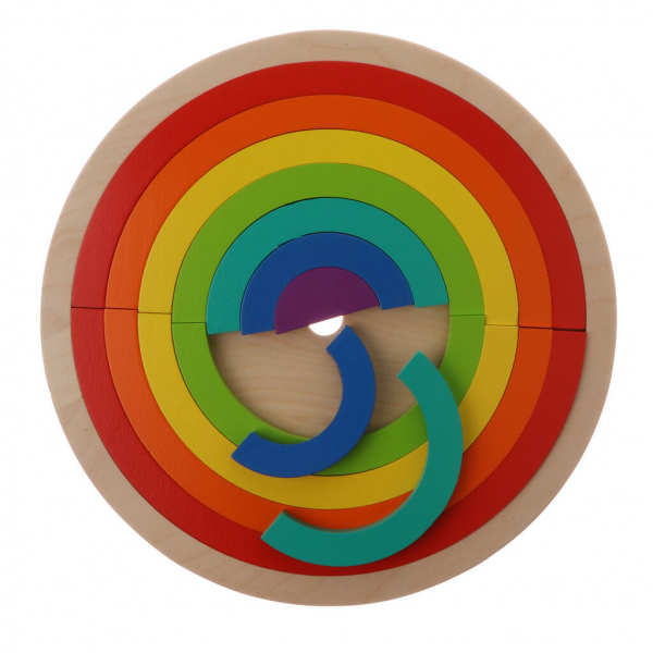 Joc din Lemn Montessori Curcubeu Dublu [2]