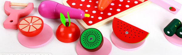 Set de legume si fructe de feliat cu magnet cu cutie [9]