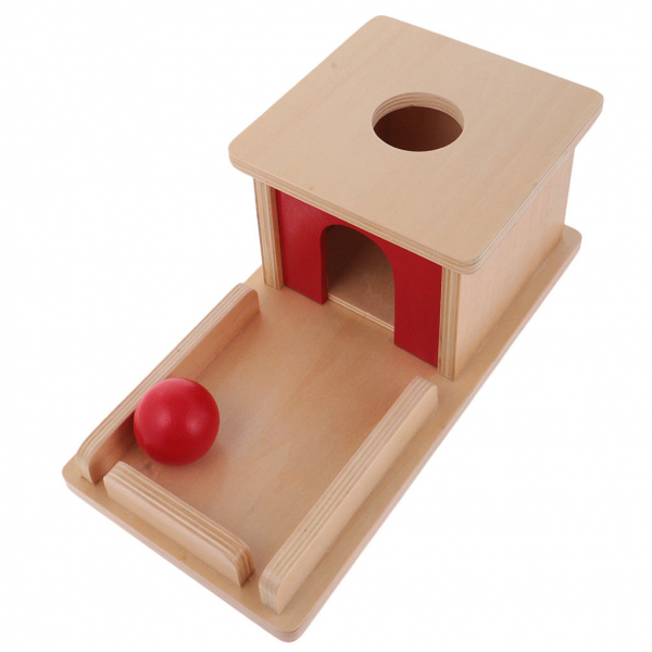 Joc de Lemn Montessori Cutia Permanentei cu bila [4]