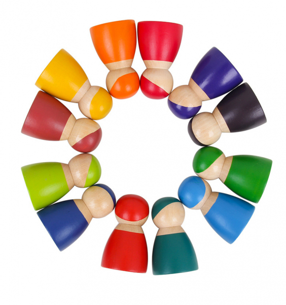 Papusi din Lemn Peg Doll Montessori [2]