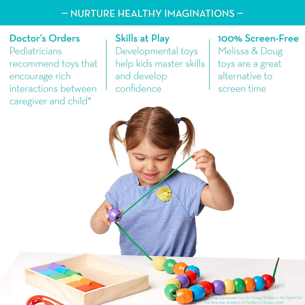 Joc de Lemn Dexteritate - Margele de Insiruit Melissa and Doug [2]