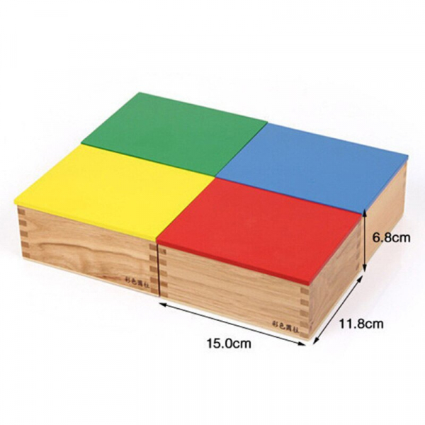 Joc Lemn Montessori Cilindrii Knobless [7]