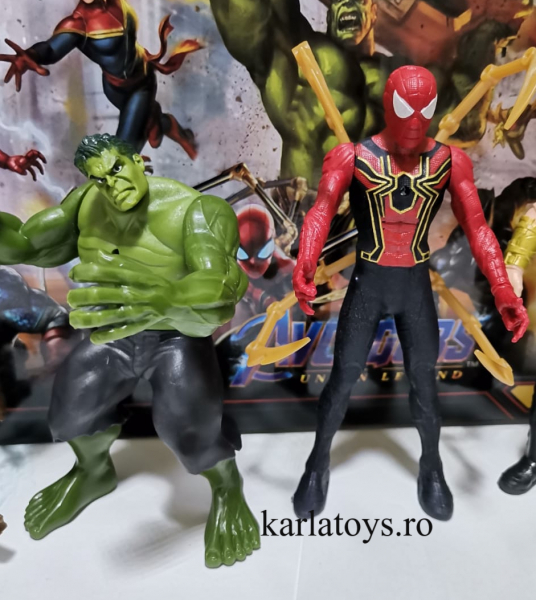 Set figurine tip eroii Avengers Thor Hulk Spiderman Groot Rocket [8]