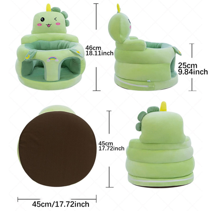 Fotoliu Bebe din Plus cu Sezut de Burete – Model Dinozaur [4]