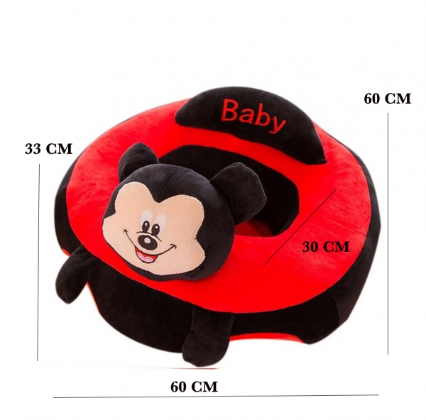 Fotoliu bebe Sit up  din plus Mickey Mouse  Minnie Mouse Mare [2]