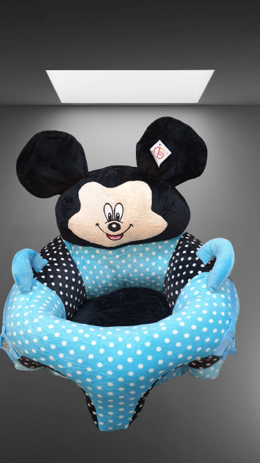 Fotoliu Bebelusi cu arcada cu jucari Minnie Mickey Mouse cu buline [2]