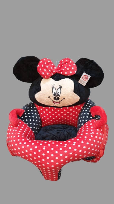Fotoliu Bebelusi cu arcada cu jucari Minnie Mickey Mouse cu buline [2]