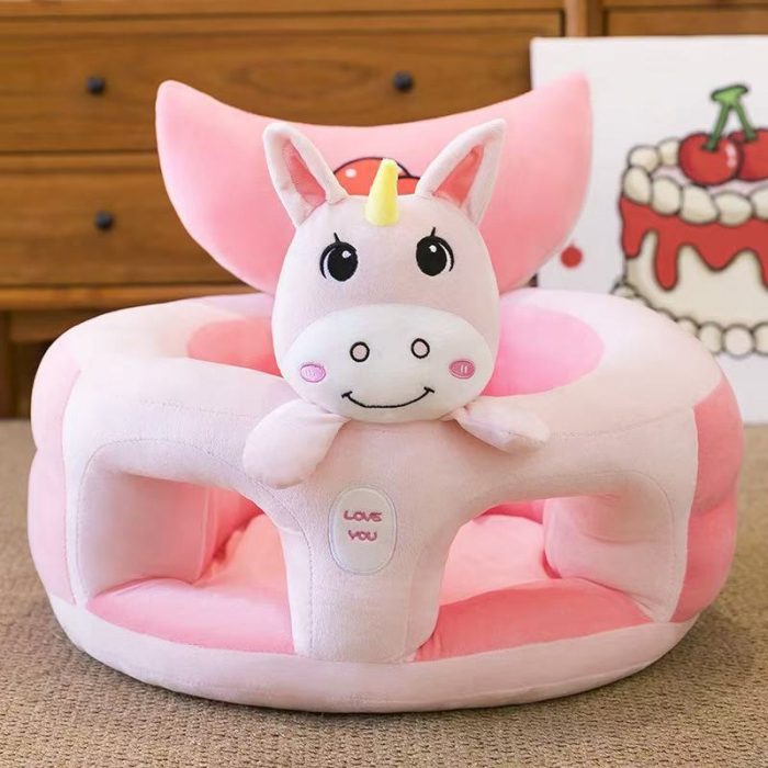 Fotoliu Bebelusi din Plus Sit Up pentru Bebelusi Love You Unicorn [1]