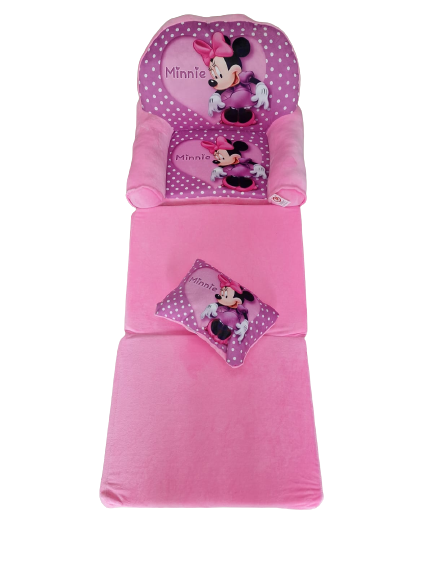 Fotoliu Extensibil Plus Minnie Mouse Roz cu Pernuta [2]