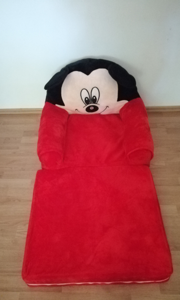 Fotoliu Extensibil XXL Mickey Mouse din plus 120 cm - Minnie Mouse [7]