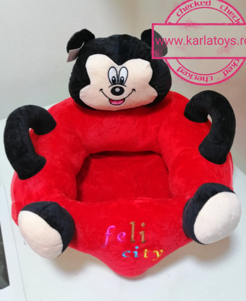 Fotoliu Plus Bebe sit up Mickey  Minnie Mouse cu Jucarii [7]