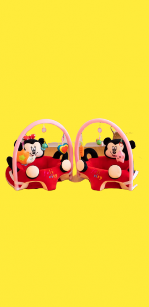 Fotoliu Plus Bebe sit up Mickey  Minnie Mouse cu Jucarii [2]