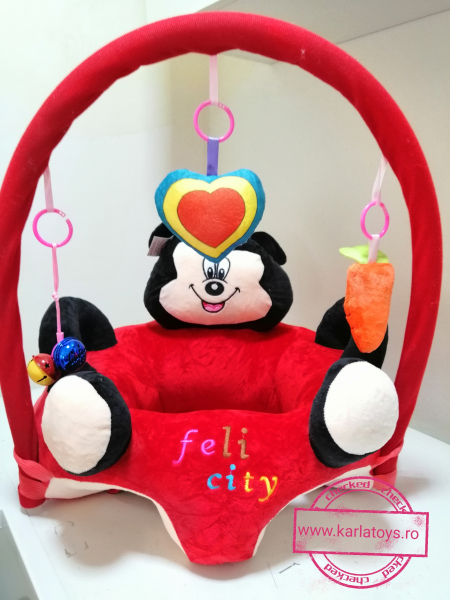 Fotoliu Plus Bebe sit up Mickey  Minnie Mouse cu Jucarii [5]