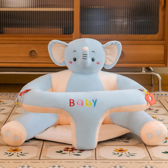 Fotoliu sit up de plus pentru bebe, model Elefant [2]