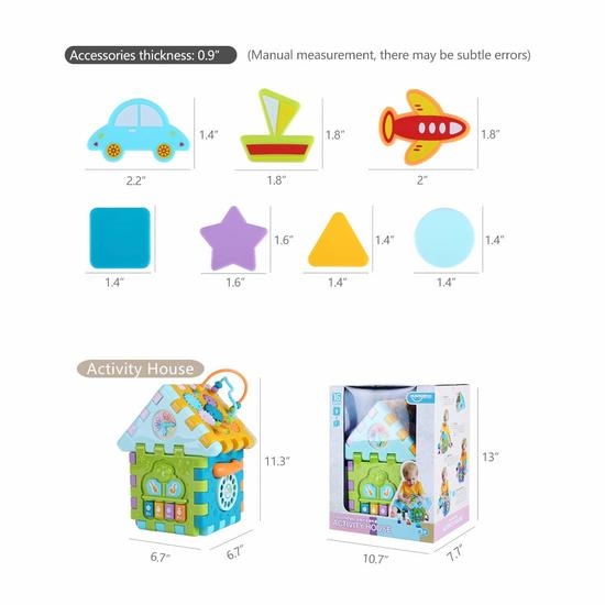 Casuta Multifunctionala Play House Activity Huanger [6]