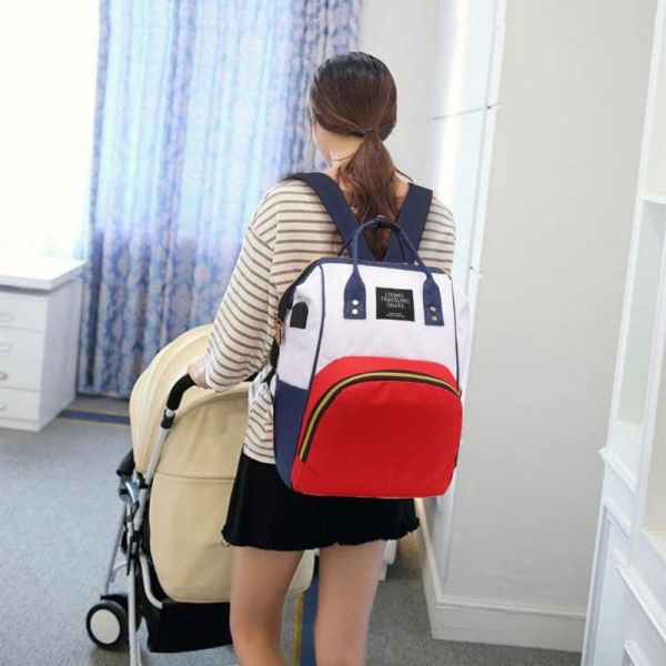 Rucsac pentru Mamici si Tatici - Geanta pentru Biberoane si Scutece [4]
