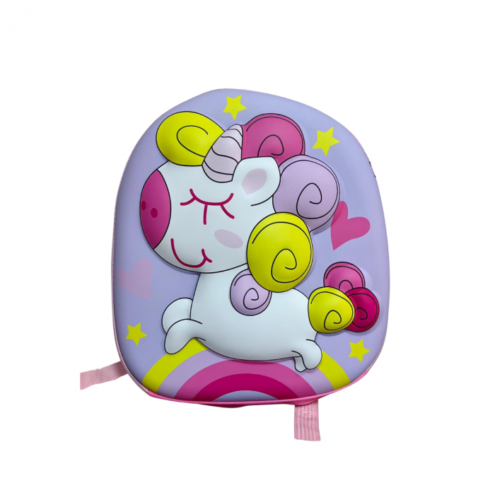 Ghiozdan 3 D gradinita Unicorn Roz [1]