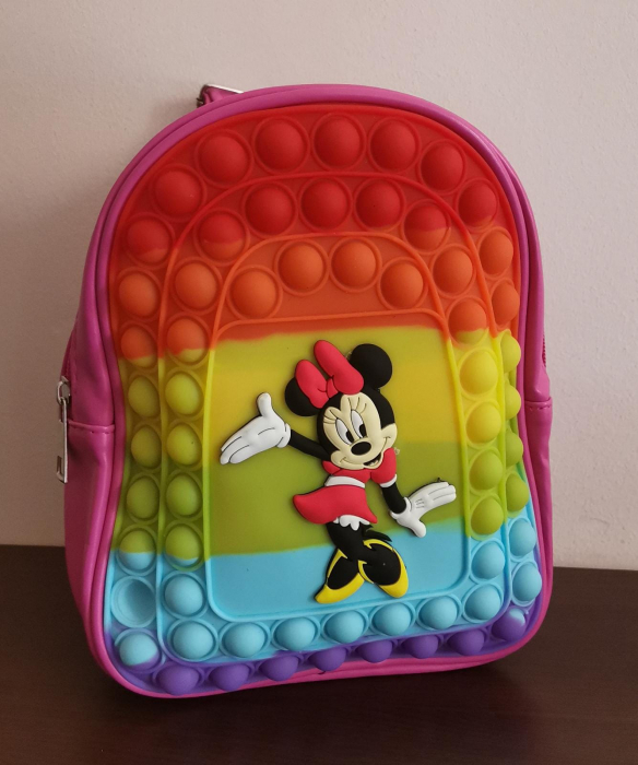 Ghiozdan Pop It Rucsac Copii Mickey Mouse cu bretele reglabile [2]