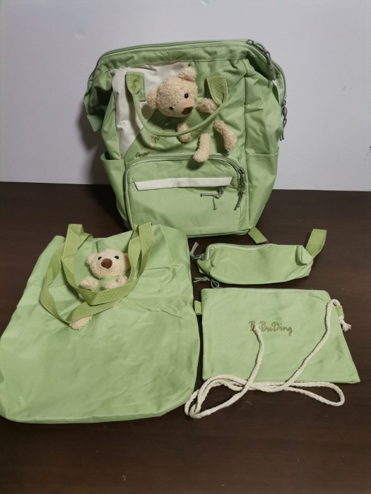 Ghiozdan  Rucsac Ursulet 3D Multifunctional 4 in 1 [4]