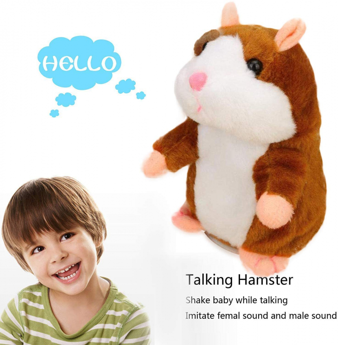 Hamsterul Vorbitor Jucarie interactiva de plus [5]