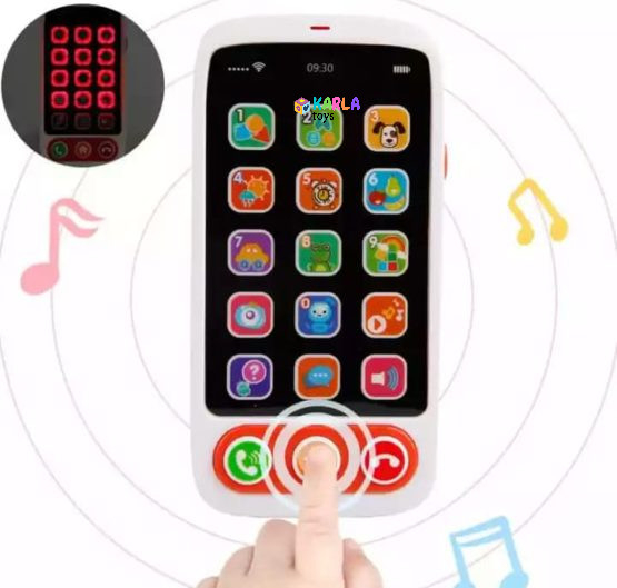 Joc Bebe Primul Meu Telefon Touch cu muzica si lumini Huanger [3]