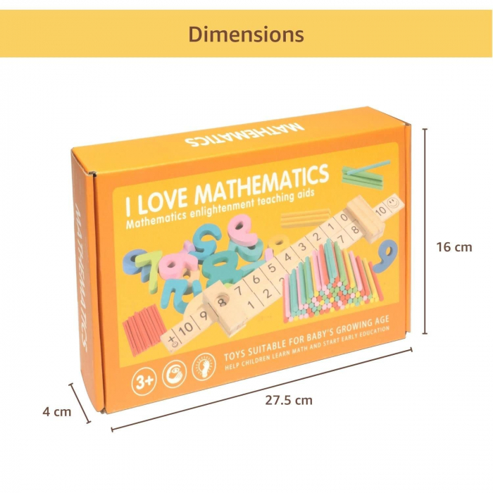 I Love Mathematics Learning Kit - Set Educational Cubelelo pentru Invatarea Matematicii [7]