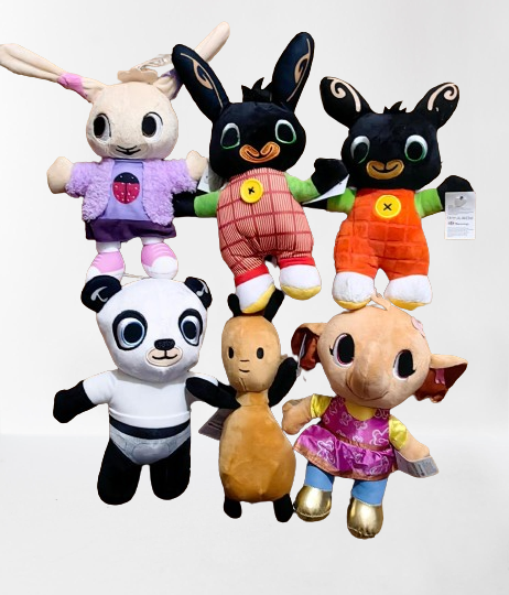 Iepurasul Bing Hoppity Vosh si Prieteni din Plus Set 8 Jucarii Figurine din PLus [2]