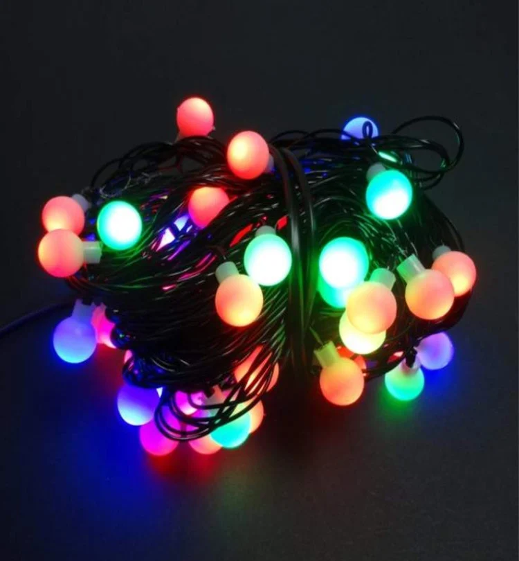 Instalatie cu 20 Led-uri, pila cu 50cm, 5m Lungime, Interconectabila multicolora [2]