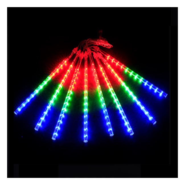 Instalatie Tub Luminos 8 Meteoriti Multicolor, 80cm fiecare, 4,5 m [2]