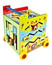 Cub Educativ din Lemn Mare 8 in 1 si Antepremergator cu activitati [10]