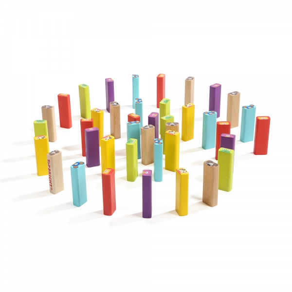 Joc din Lemn Jenga cu Animale Topbright - Turnu Instabil [2]