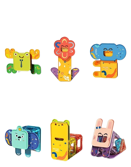 Joc Constructie Placi Magnetice Fello Animale [2]