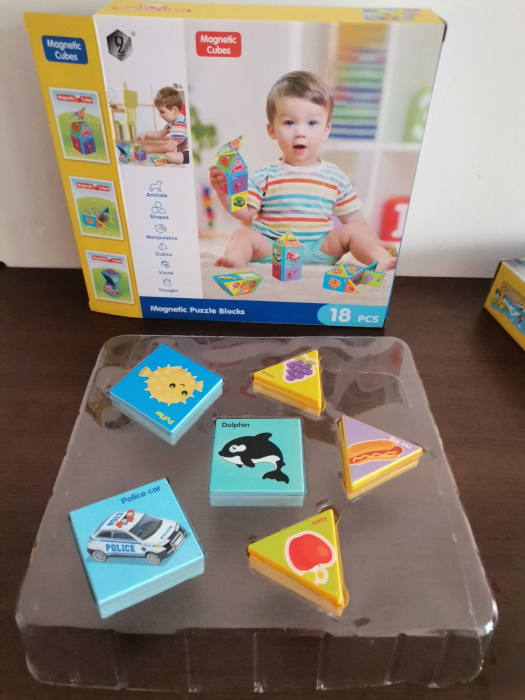 Joc Constructii Magnetic si Puzzle  Magnetic Cubes [3]